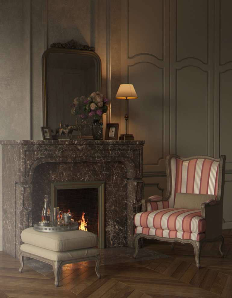 Визуализация каминной зоны