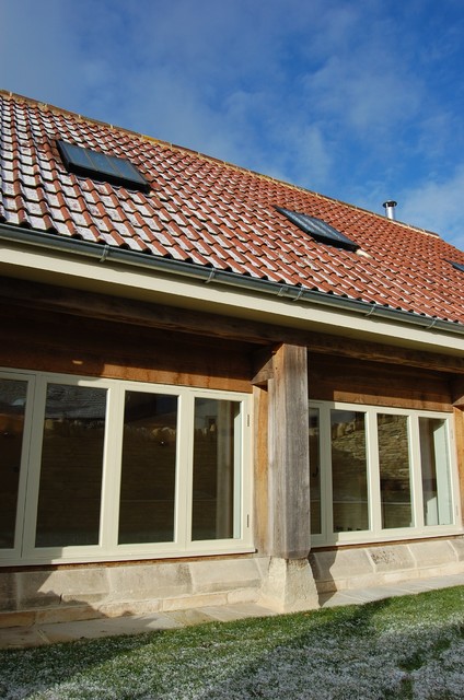 Cotswold Barn Conversion lantlig-fasad