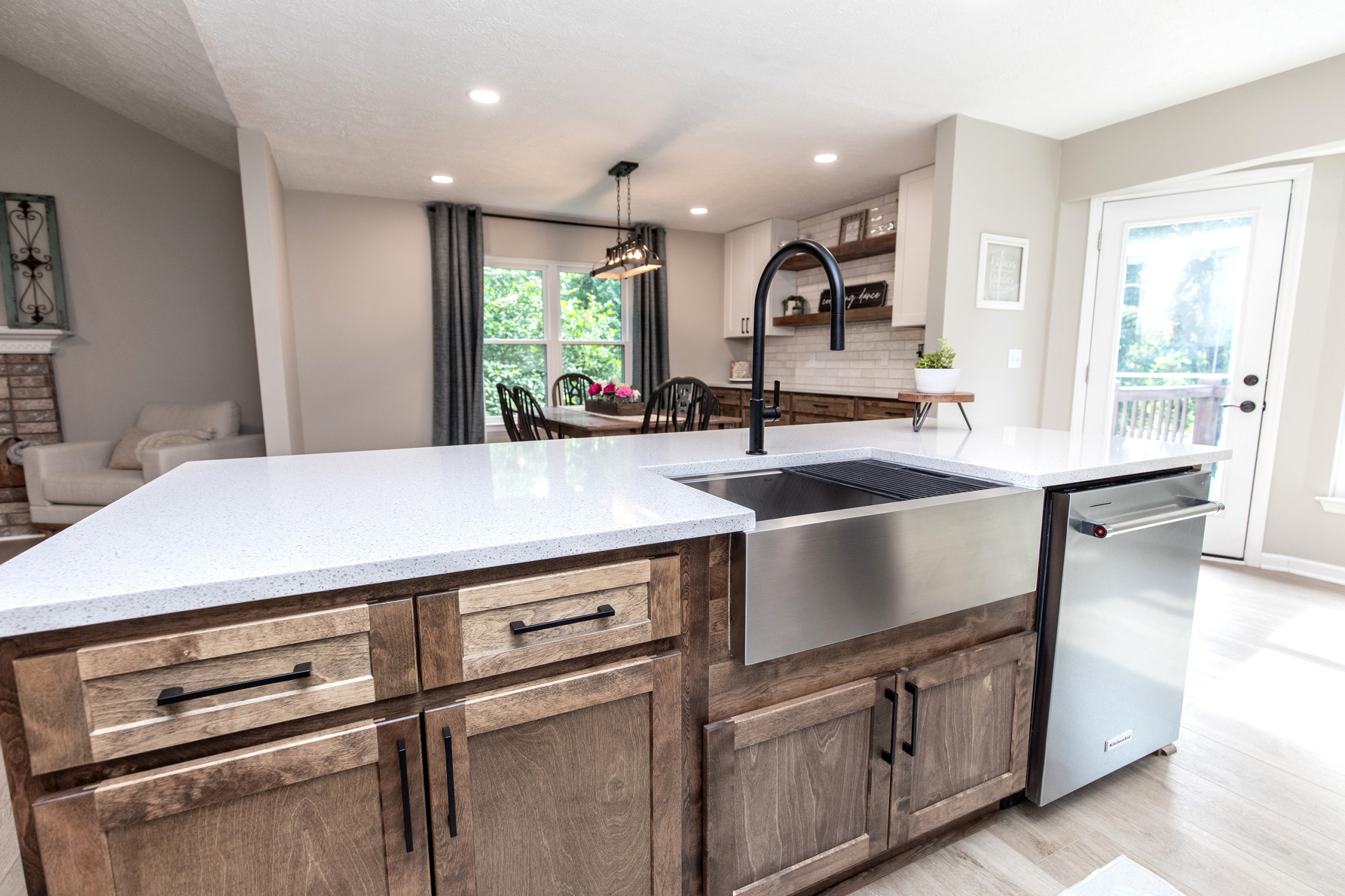"Open Horizons" Kitchen and dining remodel