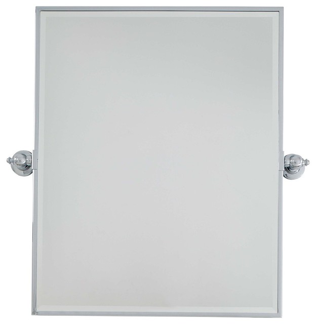 Minka Lavery Lighting 1441 77 Beveled Rectangle Mirror Chrome