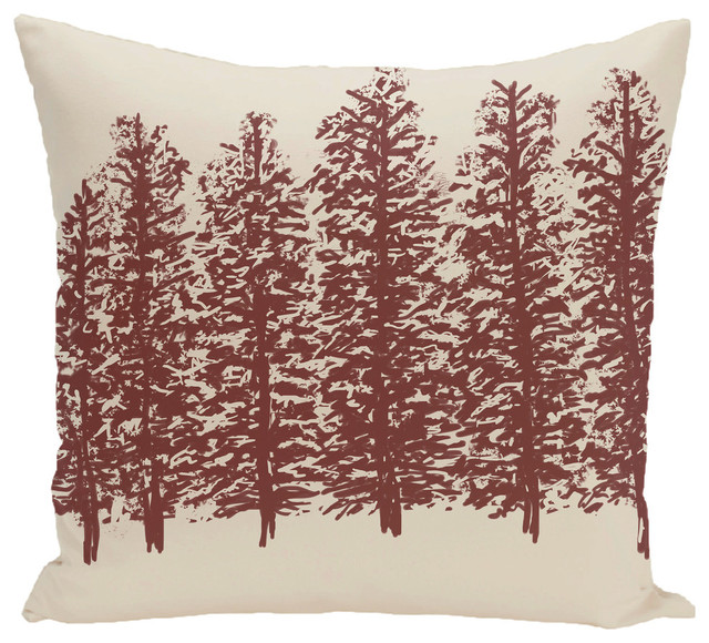 E by design Decorative Pillow Brown