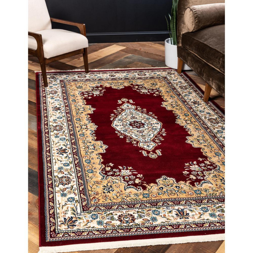 Unique Loom Windsor Narenj Rug, 3'x5' Traditional Area Rugs by