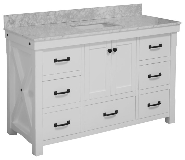 Tuscany 60" Bathroom Vanity Transitional Bathroom Vanities And Sink