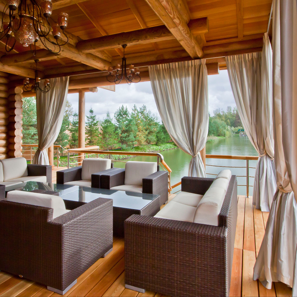 Country deck in Moscow.