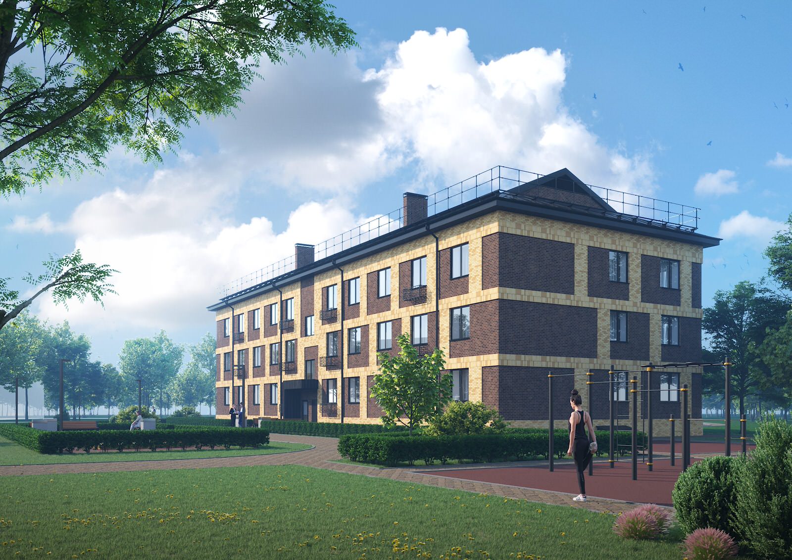 Проект многоквартирного жилого дома в посёлке Прохоровка