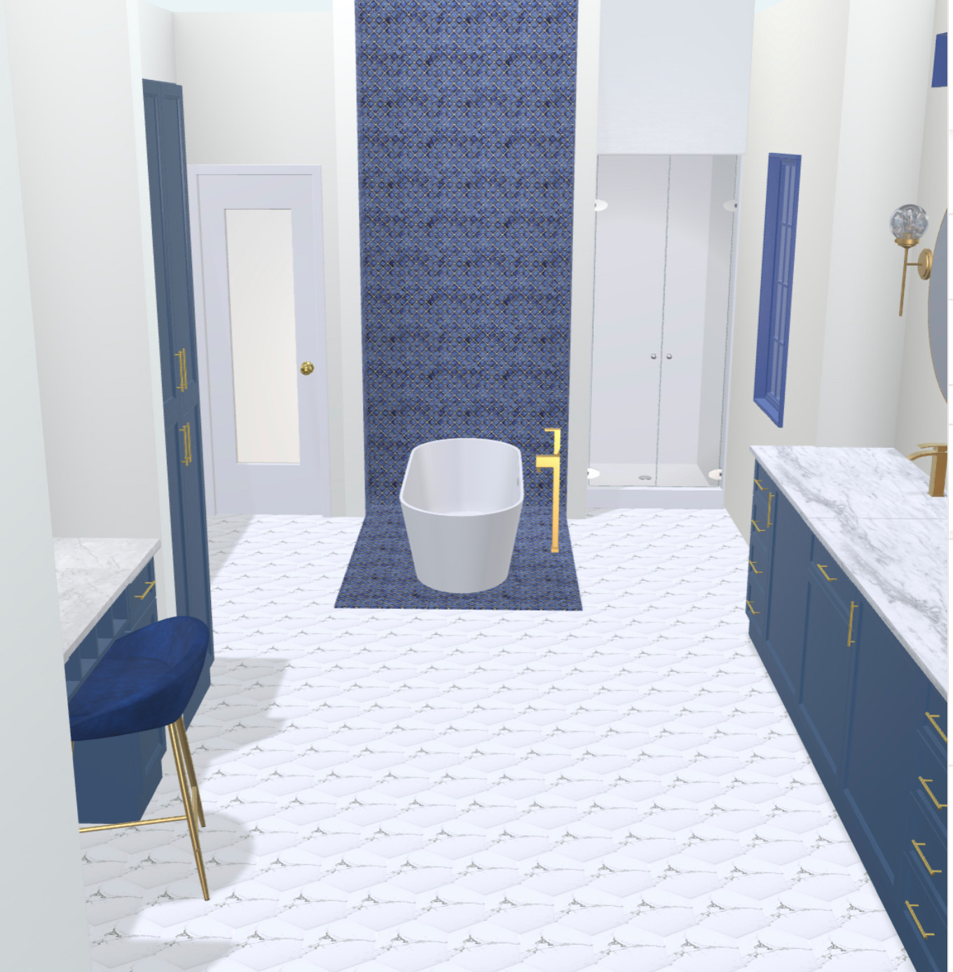 Master Bathroom Renderings