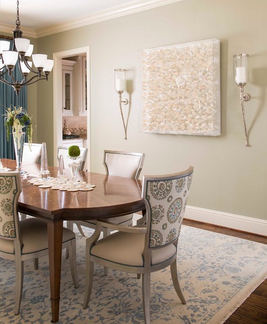 Tranquility Inspired Makeover classique-chic-salle-a-manger