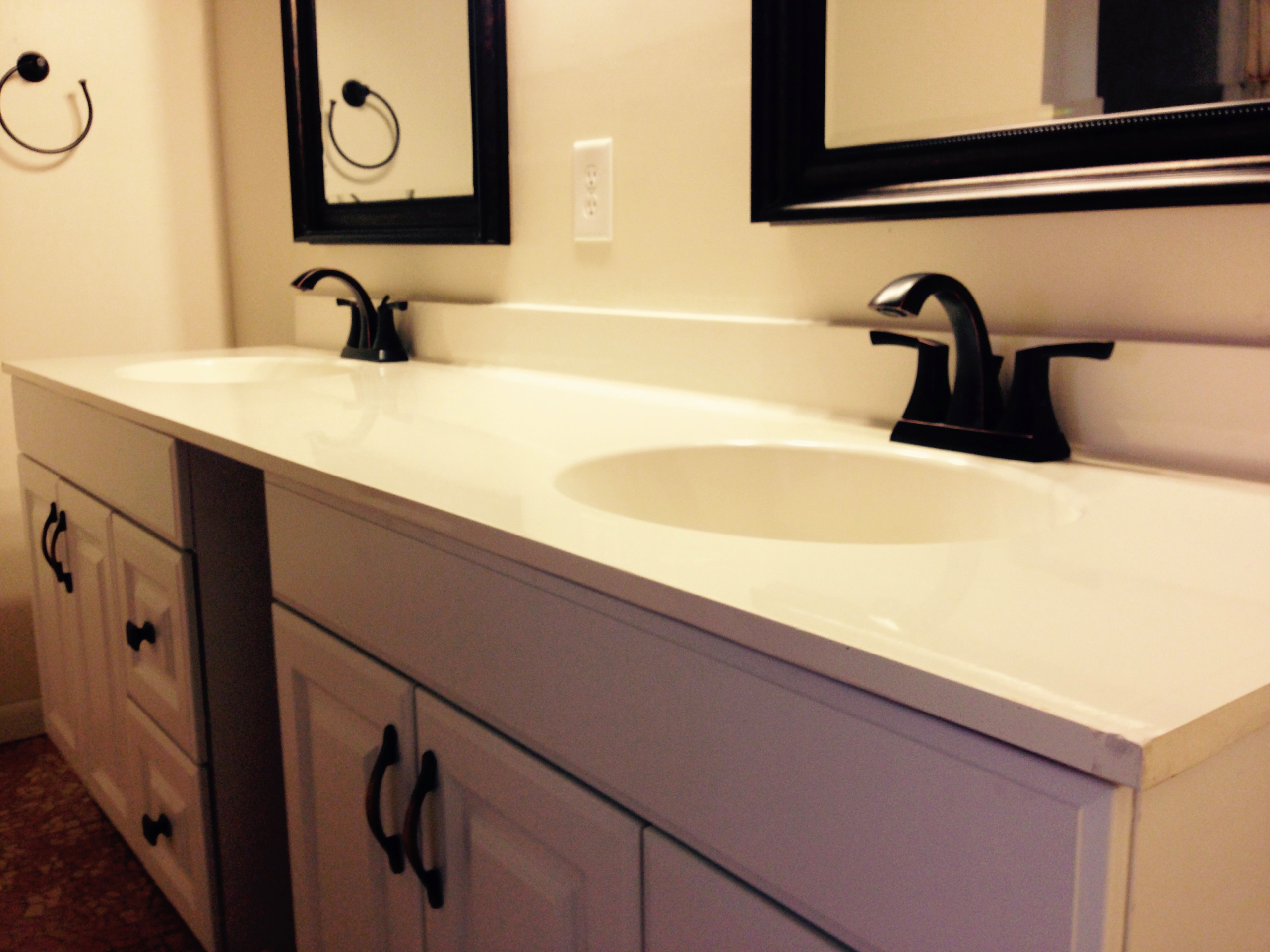 New basement bathroom
