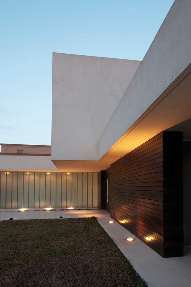This is an example of a contemporary exterior in Other.