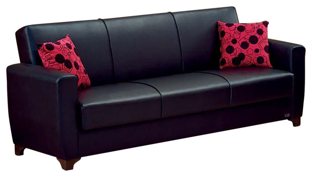 Empire Furniture Usa Harlem Modern Convertible Folding Sofa Bed Empire Furniture Usa Harlem Modern Convertible Folding Sofa Bed Black