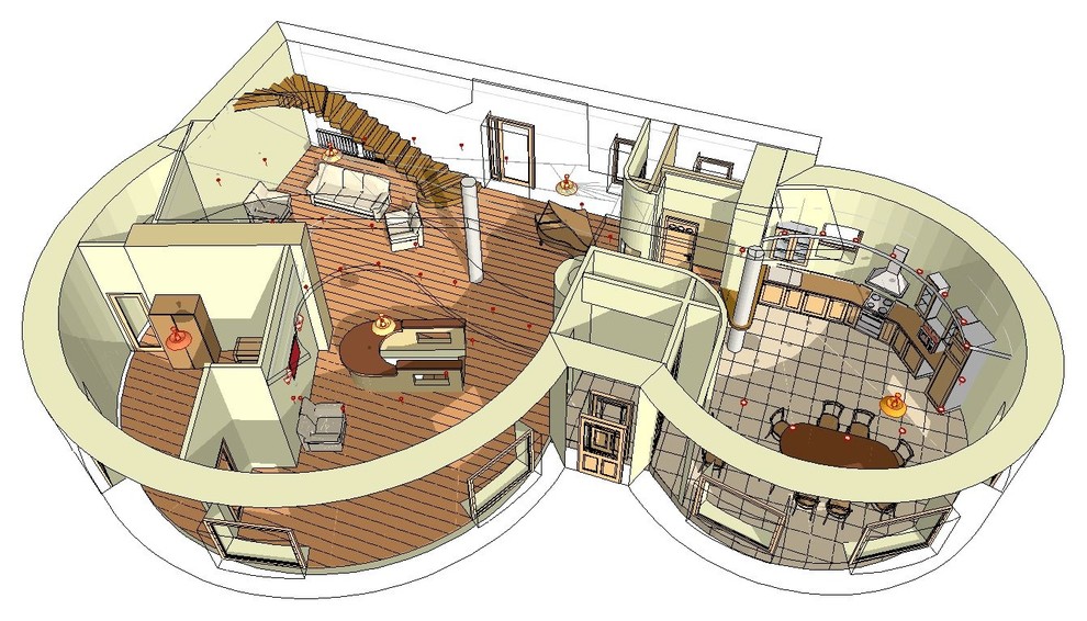 интерьеры нескучного дома