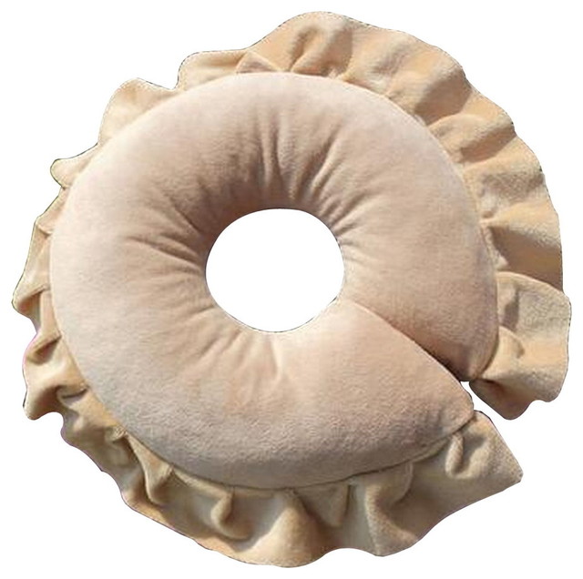 Set of 3 Face Rest Pillow Massage Face Pillow Face Pillow, Beige