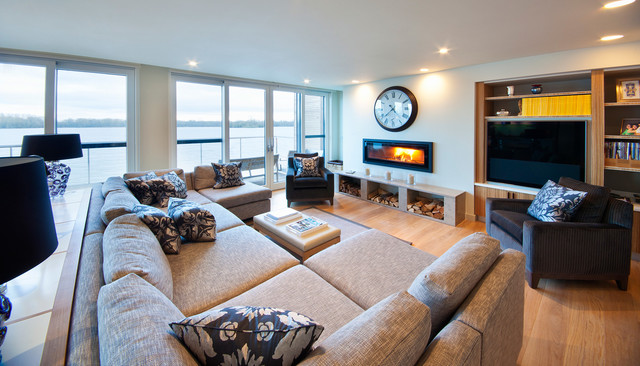 David Hales Interior Design trendy-dagligstue