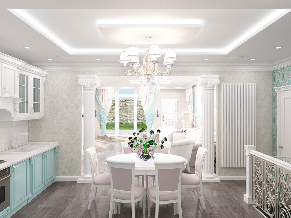 Из навеса сделали террасу и кухню