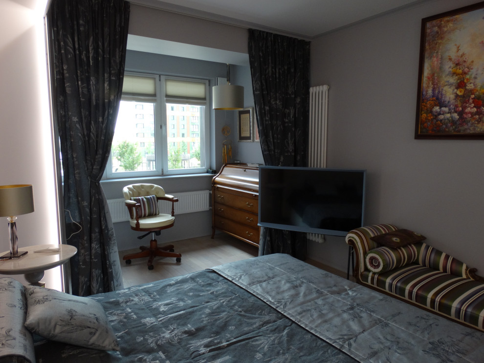 Квартира 70 м2 оттенки серого