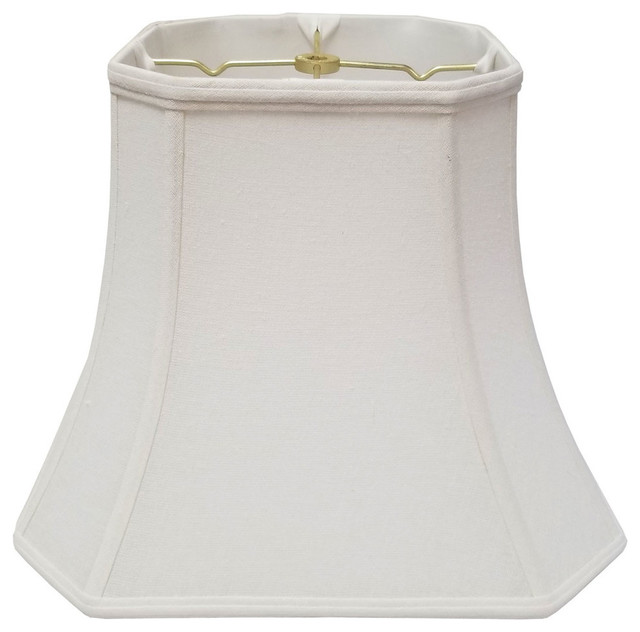 Royal Designs Square Cut Corner Bell Lamp Shade Transitional Lamp