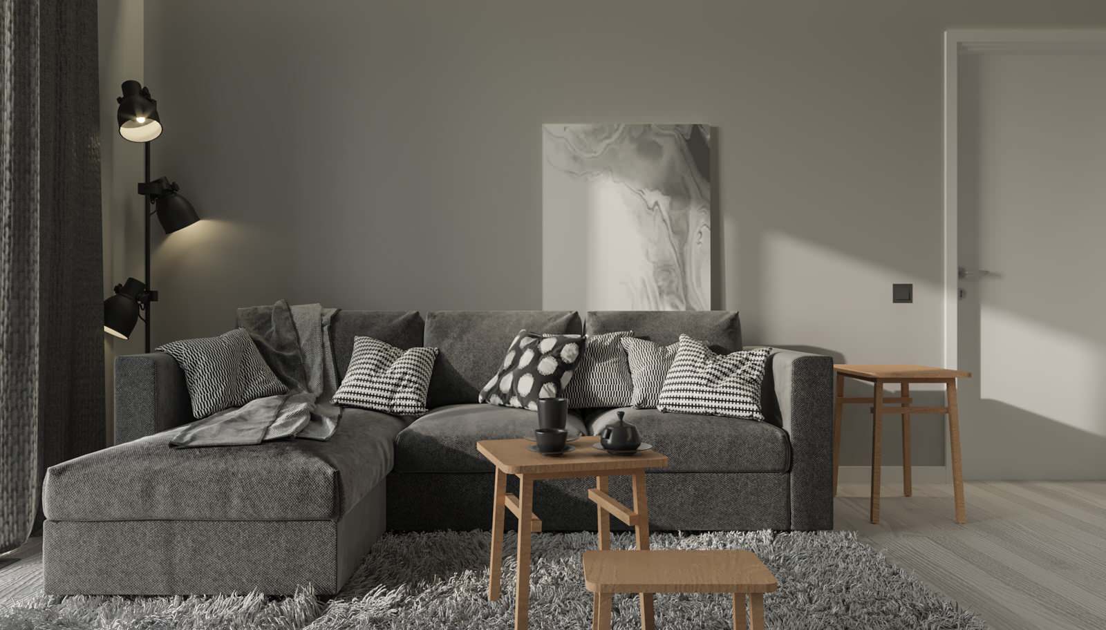 Интерьер однокомнатной квартиры