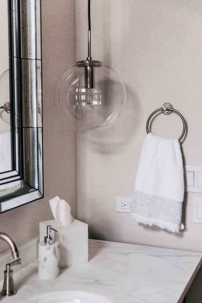Inspiration for a transitional bathroom remodel in Phoenix