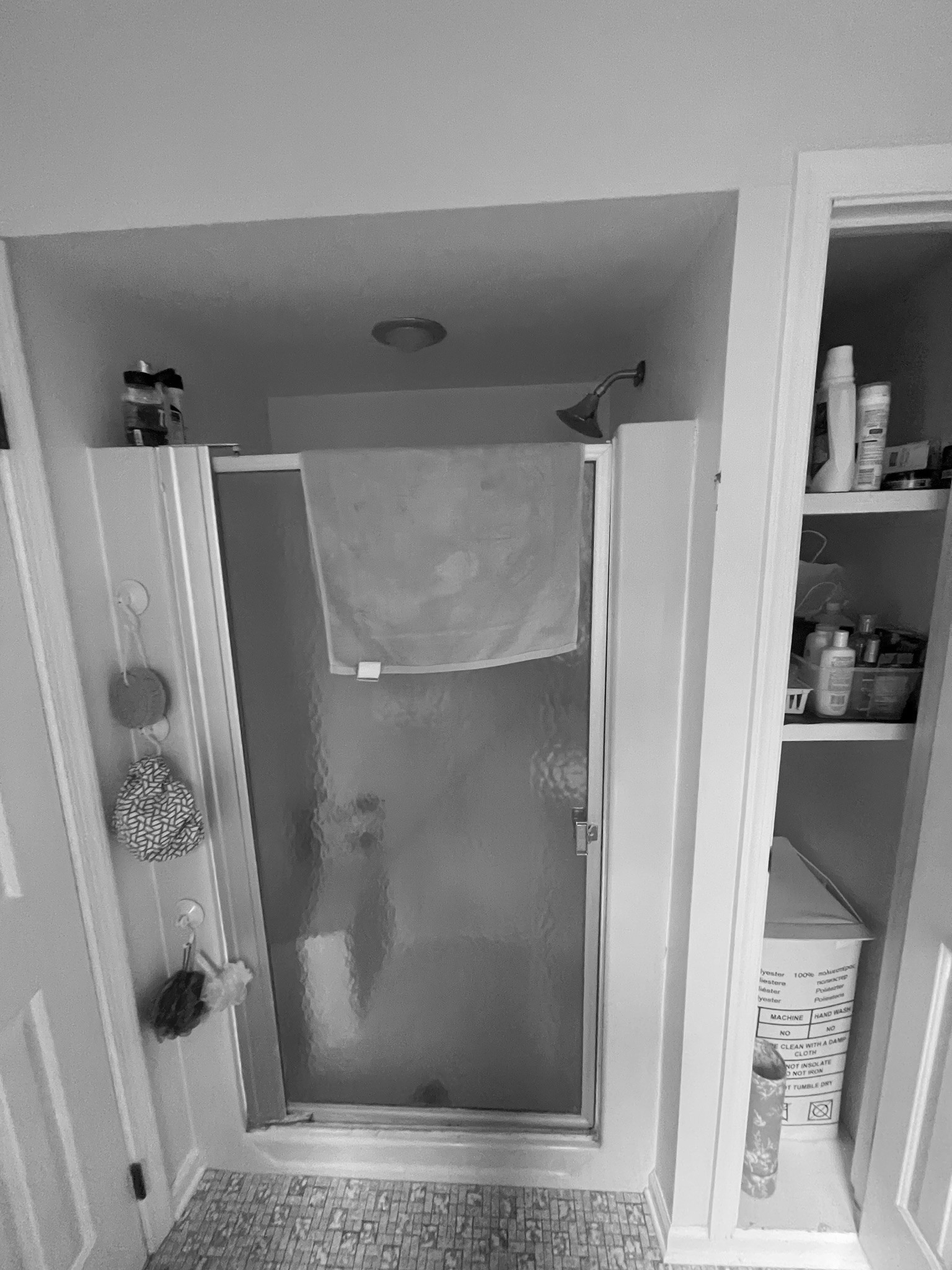 Small Footprint & Big Storage - Contemporary Bath (Before)