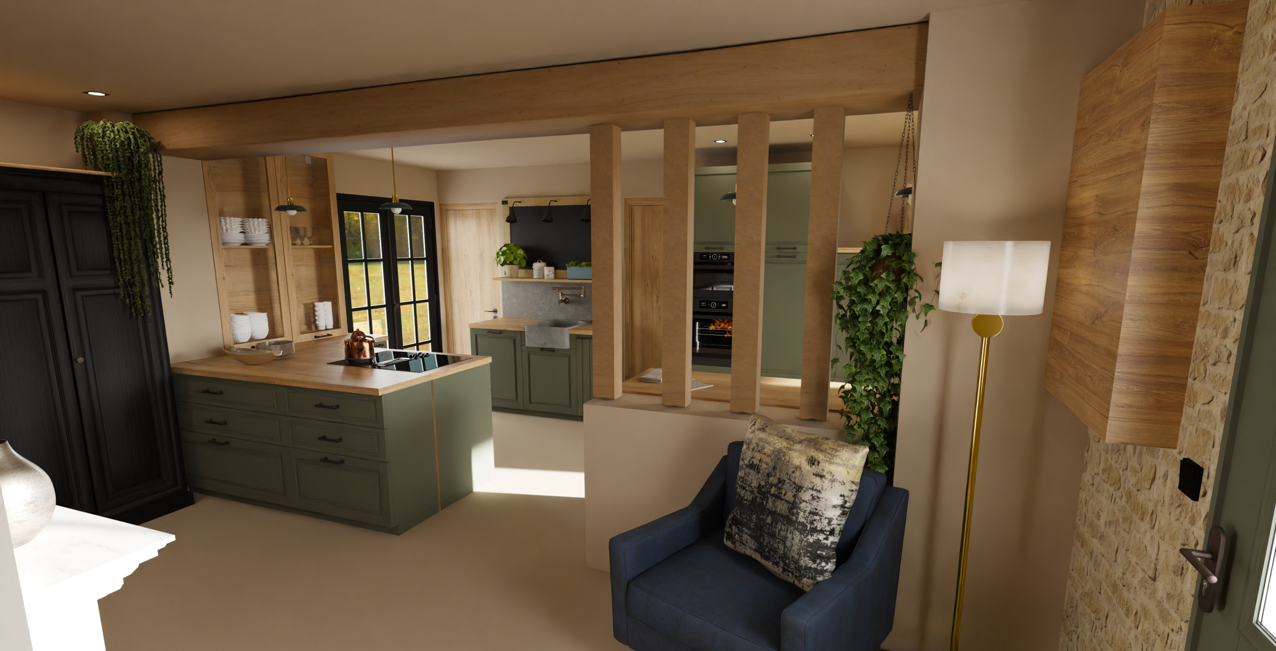 Création d'une Cuisine en Puisaye