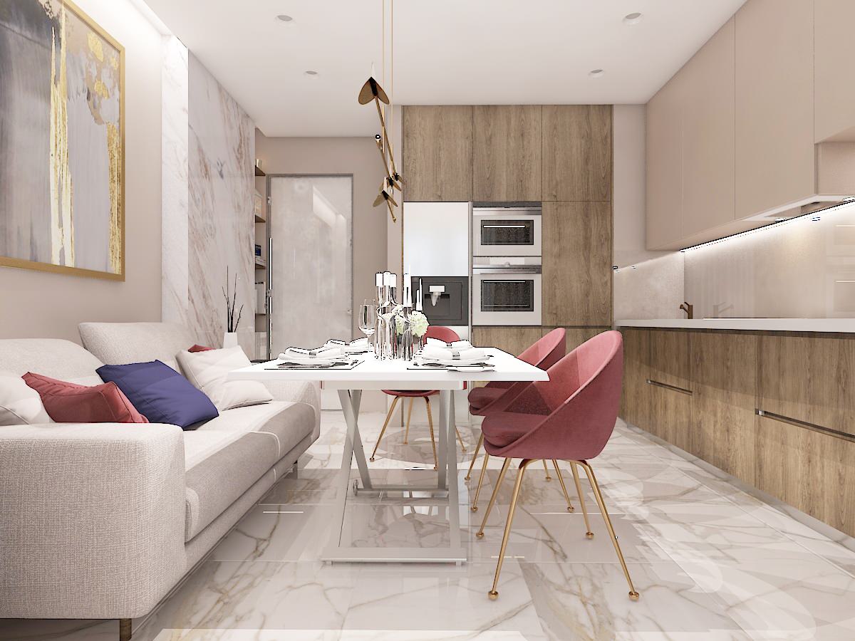 Однокомнатная квартира для молодой пары