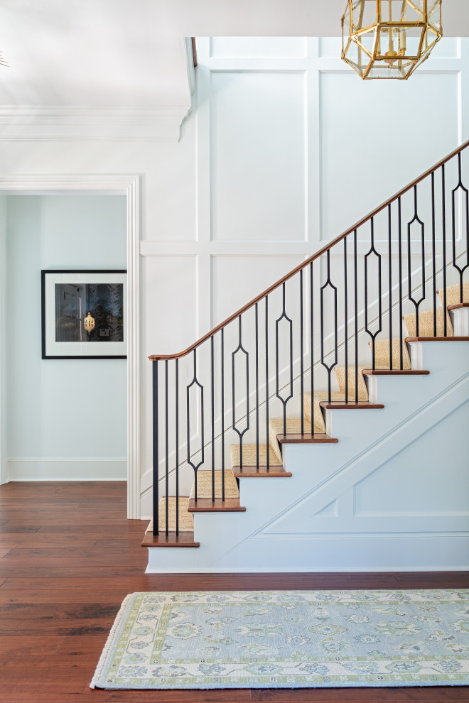 Example of a beach style staircase design in Charleston