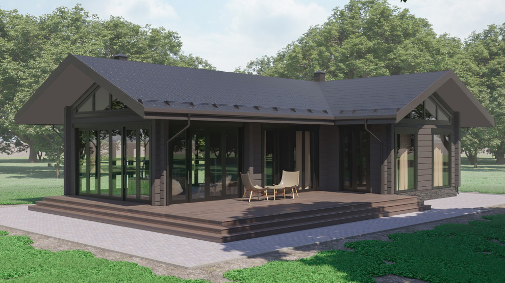 Уютная баня в современном исполнении