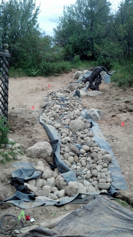 Stream bed construction
