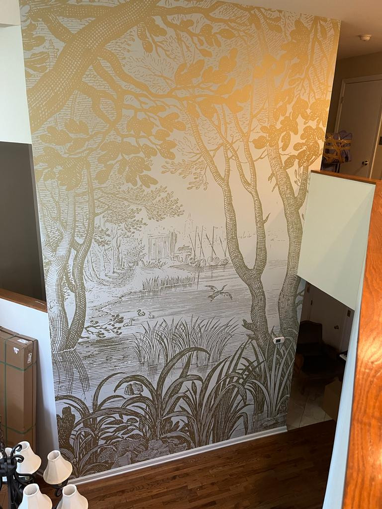 Wall paper installation