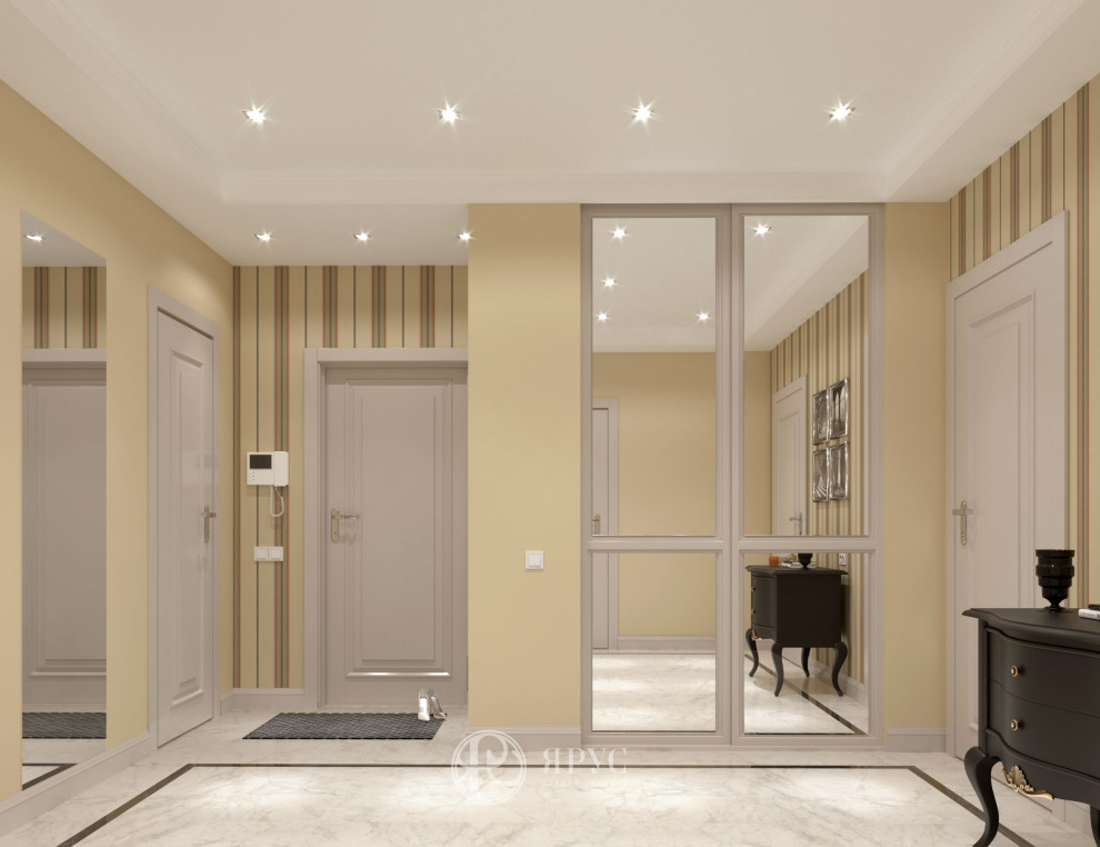 Дизайн-проект квартиры в стиле современной классики