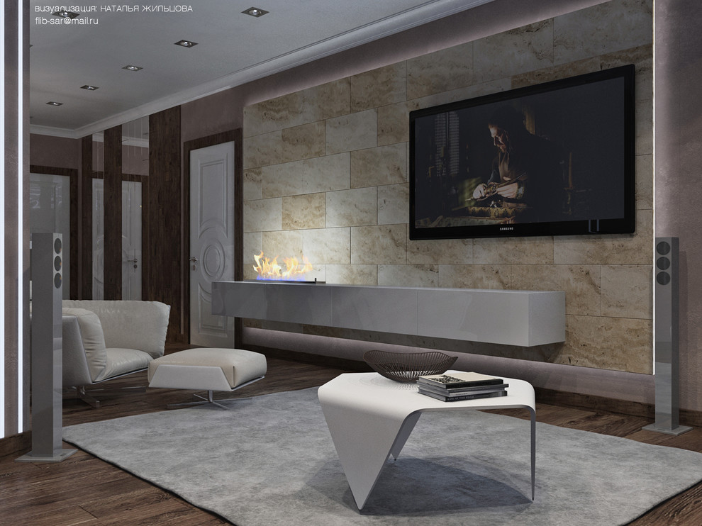 Визуализация интерьера частного дома общей площадью 336 кв.м.