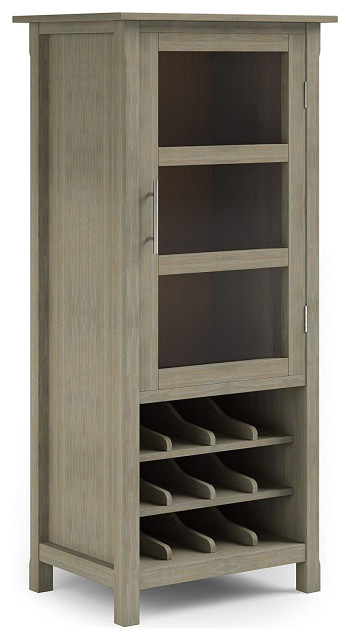 Tall Sideboard Wine Rack And Door, Wine Rack Insert For Cabinet