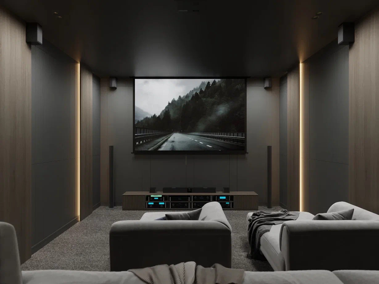 Дом с кинотеатром площадью 370 кв.м.