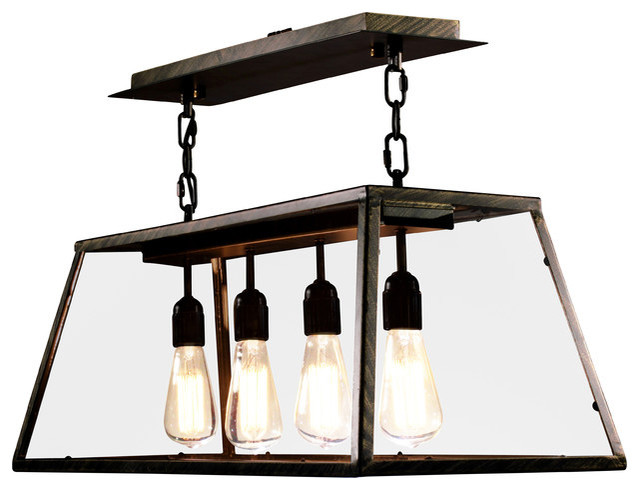 Warehouse Of Tiffanys Edison Island Light Black Warehouse Of Tiffanys Edison Island Light Black