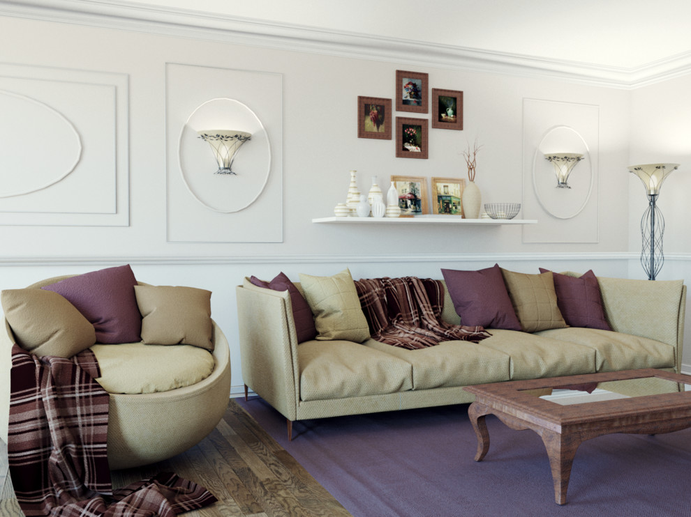 Гостиная в стиле неоклассика