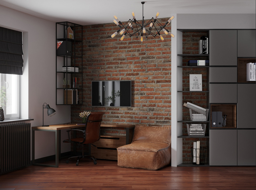 Комната для подростка в стиле лофт