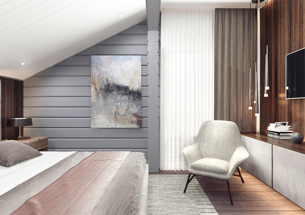 Дизайн-проект загородного дома из бруса