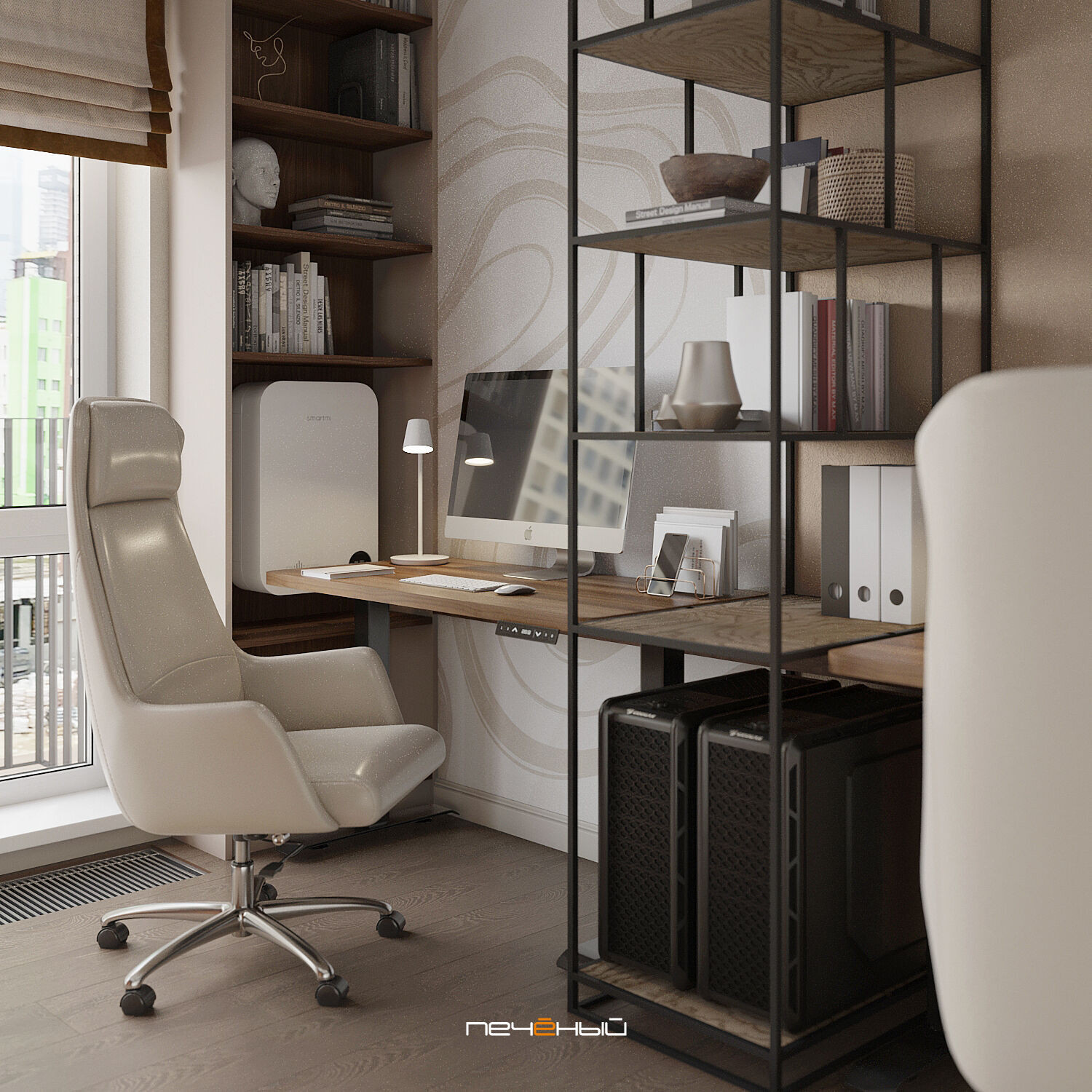 2025 Дизайн 4-комн. квартиры 112 м² в современном стиле, Москва, ЖК Барклая  6