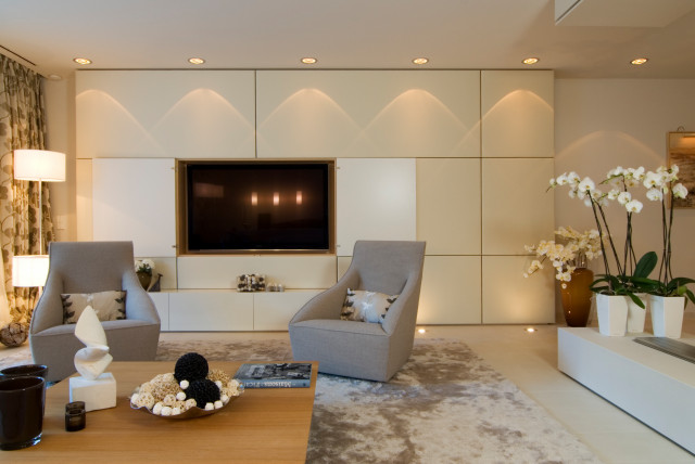 Villa Une - Saint jean Cap Ferrat contemporary-living-room