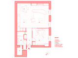 Una Casa Rinasce Luminosa con Blu Klein e Corallo (25 photos) - image  on http://www.designedoo.it