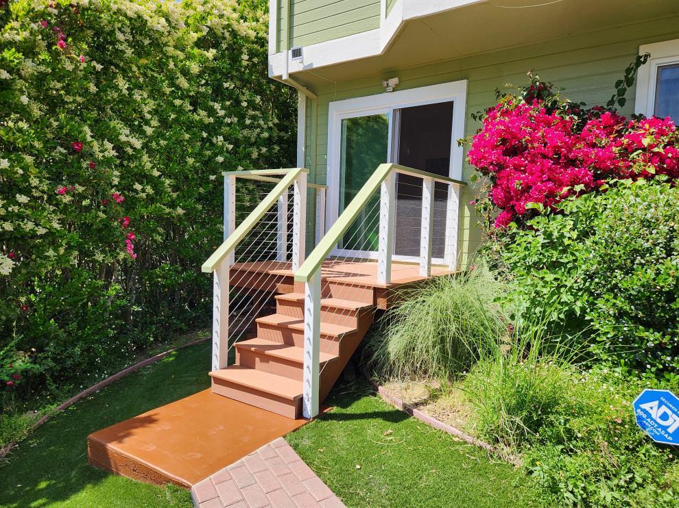 Install new deck,bench,with cable rail systems