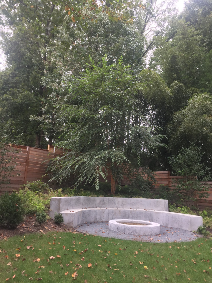 Concrete custom fire pit