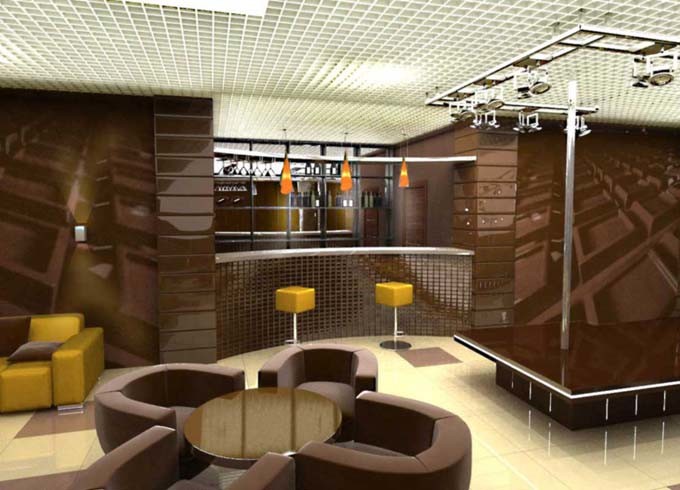 Дизайн-проект ресторан стрипбар