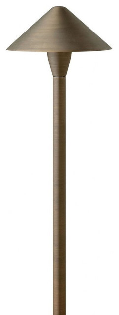 Low Voltage 1 Light Path Light - 8 Inches Wide by 24 Inches High-Matte Bronze