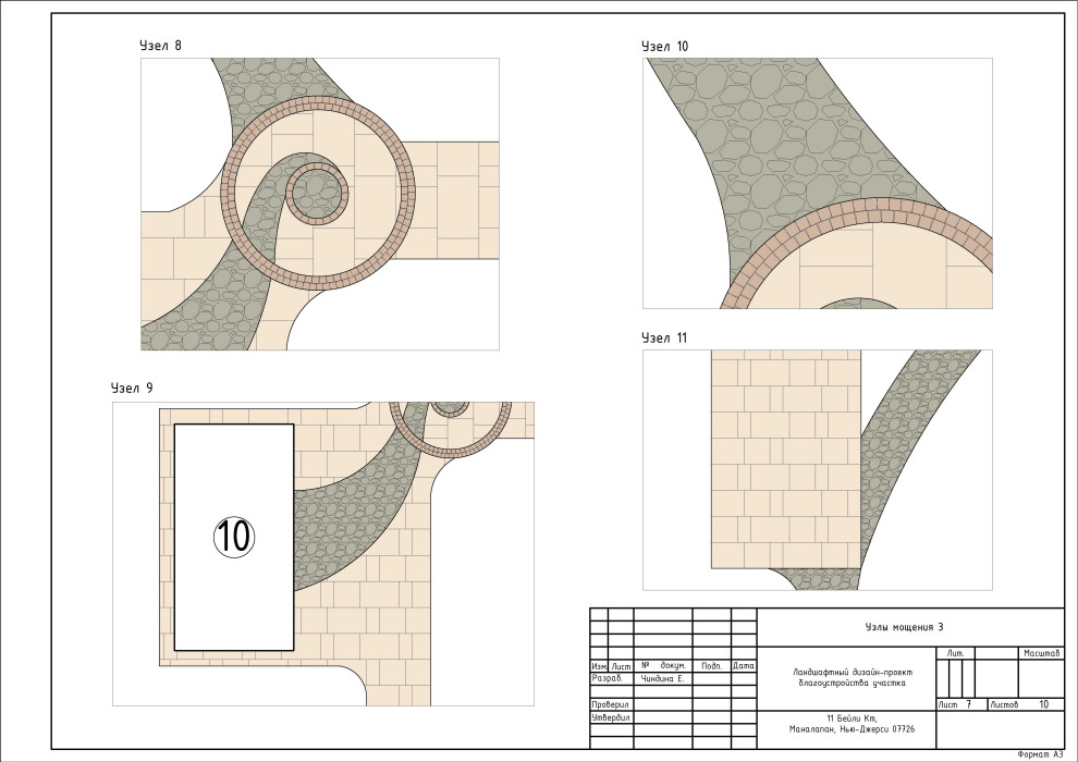 Реконструкция заднего двора г. Нью Джерси (США)