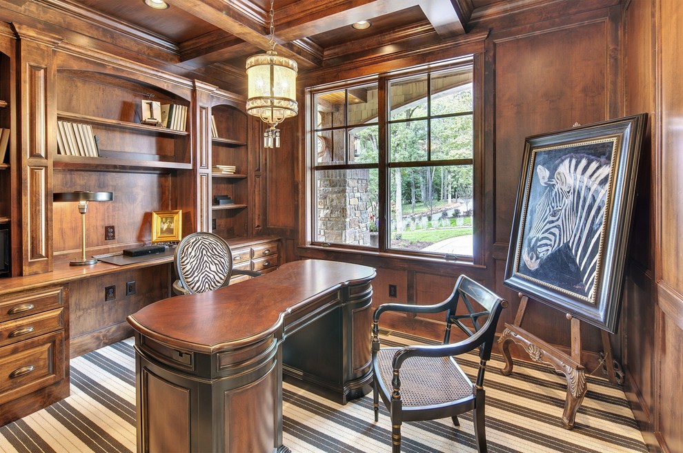 Inspiration for a timeless home office remodel in Minneapolis