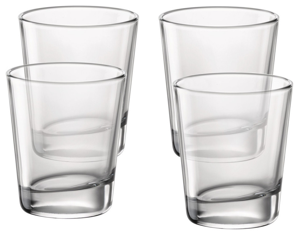 Bormioli Rocco Cometa Clear 12.5 Ounce Double Old Fashioned Glass, Set