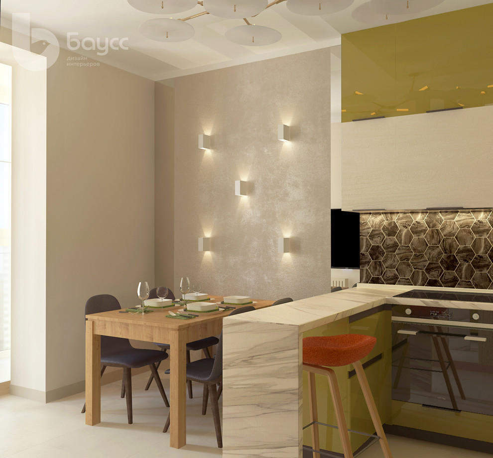 Проект "ФИСТАШКОВЫЙ". Квартира 85 кв. м