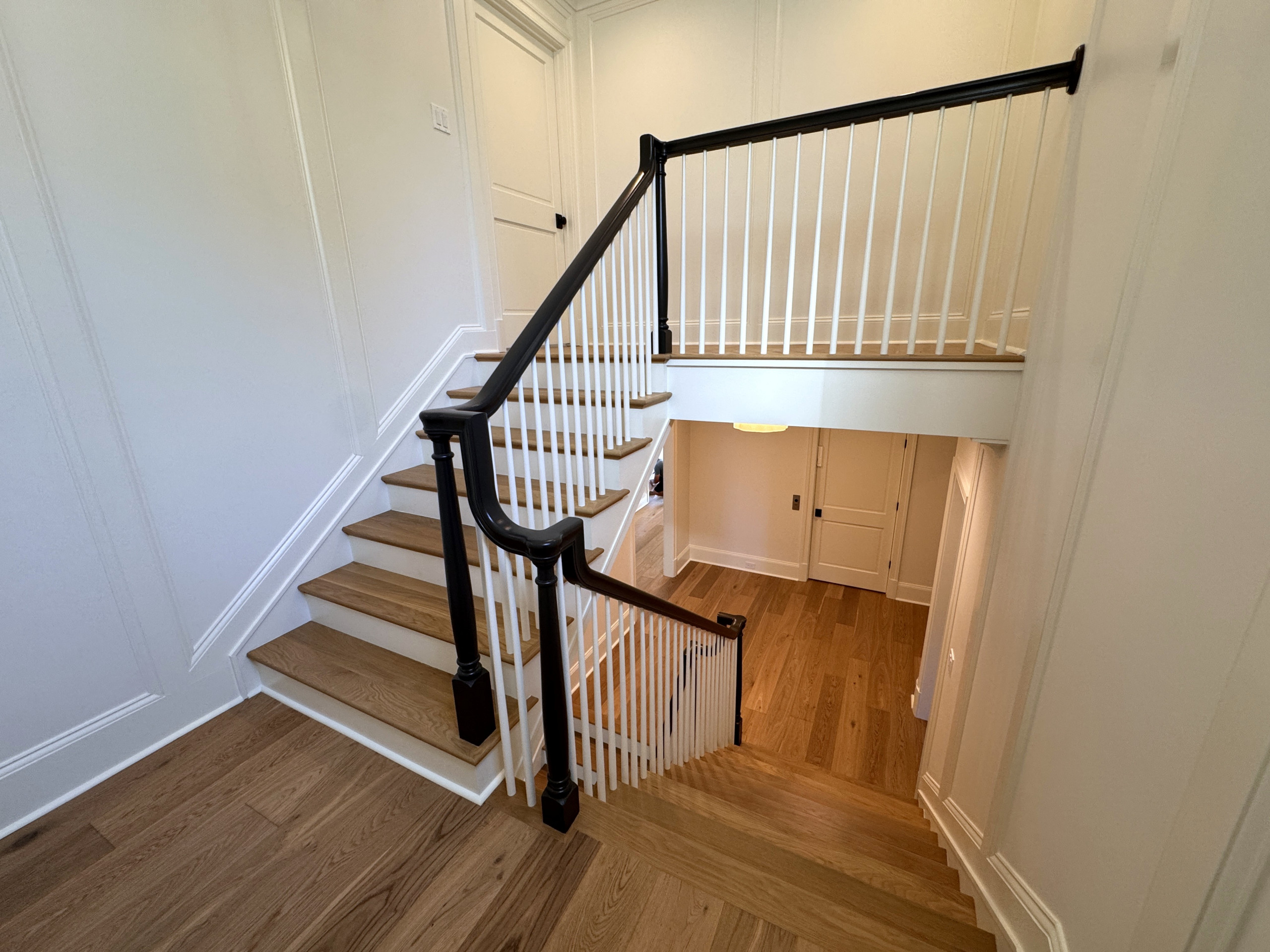 Project #160 | Traditional Box Stair with Gooseneck Handrail