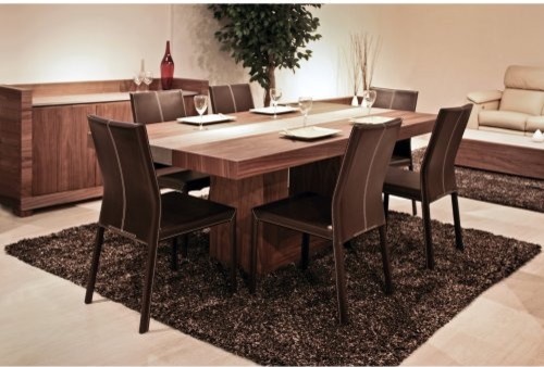 Furniture Resources Tao Dining Table with Recycled Concrete and Oak